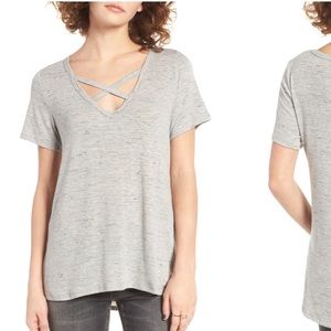 Socialite Strap Front Tee